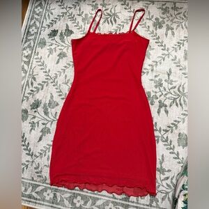 H&M Red Mini Dress